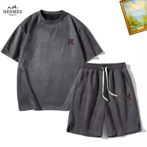 Hermes Tracksuits Short Sleeved For Men #1342401 $48.00 USD, Wholesale Replica Hermes Tracksuits