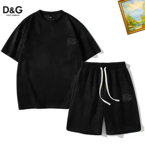 Dolce &amp; Gabbana D&amp;G Tracksuits Short Sleeved For Men #1342405 $48.00 USD, Wholesale Replica Dolce &amp; Gabbana D&amp;G Tracksuits