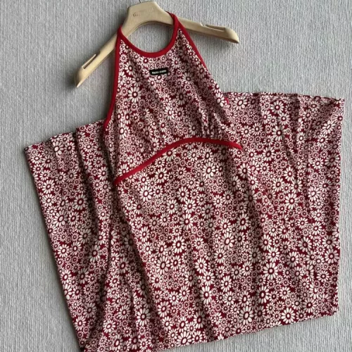 MIU MIU Dresses Sleeveless For Women #1342406 $105.00 USD, Wholesale Replica MIU MIU Dresses