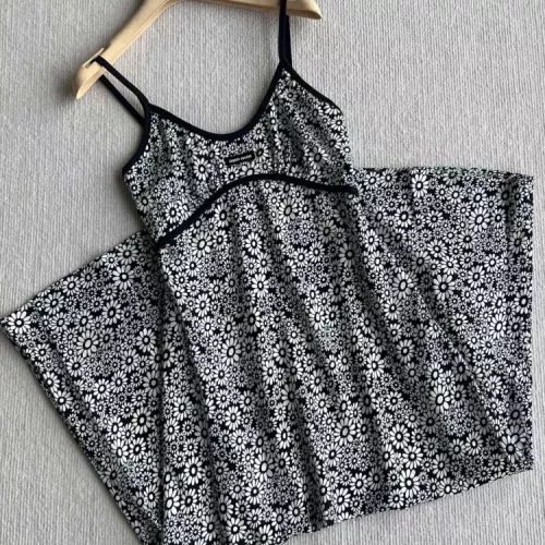 MIU MIU Dresses Sleeveless For Women #1342407 $105.00 USD, Wholesale Replica MIU MIU Dresses
