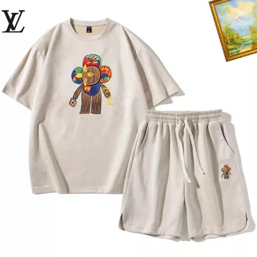 Louis Vuitton LV Tracksuits Short Sleeved For Men #1342408 $48.00 USD, Wholesale Replica Louis Vuitton LV Tracksuits