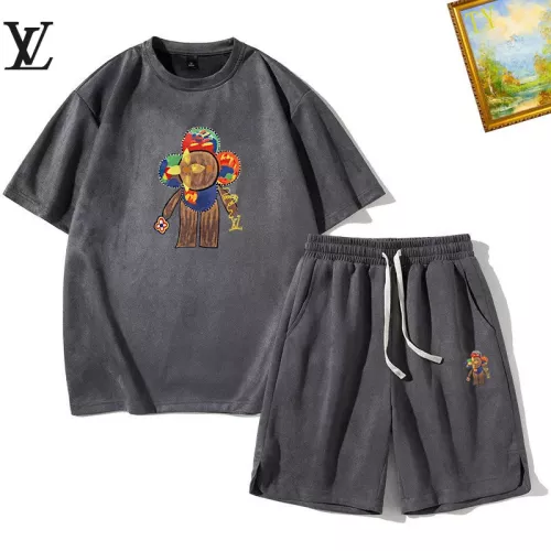 Louis Vuitton LV Tracksuits Short Sleeved For Men #1342409 $48.00 USD, Wholesale Replica Louis Vuitton LV Tracksuits