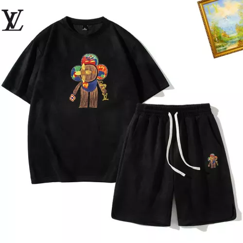Louis Vuitton LV Tracksuits Short Sleeved For Men #1342410 $48.00 USD, Wholesale Replica Louis Vuitton LV Tracksuits