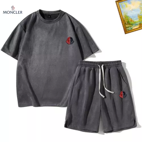 Moncler Tracksuits Short Sleeved For Men #1342412 $48.00 USD, Wholesale Replica Moncler Tracksuits