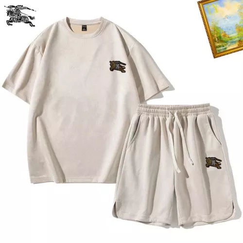 Burberry Tracksuits Short Sleeved For Men #1342414 $48.00 USD, Wholesale Replica Burberry Tracksuits