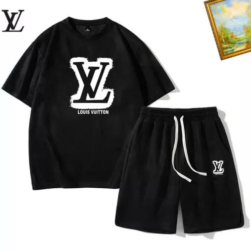 Louis Vuitton LV Tracksuits Short Sleeved For Men #1342419 $48.00 USD, Wholesale Replica Louis Vuitton LV Tracksuits