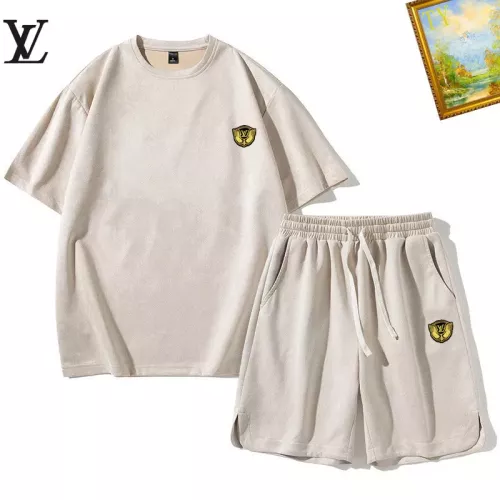 Louis Vuitton LV Tracksuits Short Sleeved For Men #1342431 $48.00 USD, Wholesale Replica Louis Vuitton LV Tracksuits
