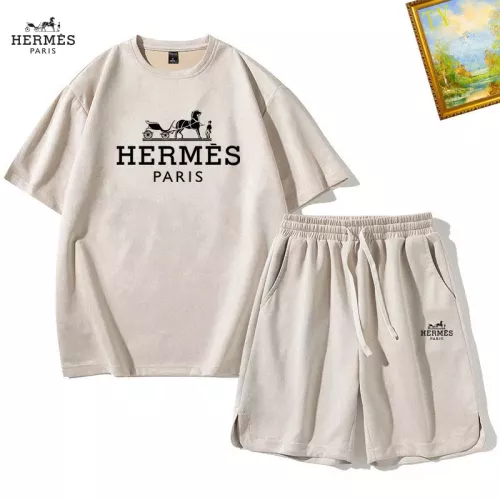 Hermes Tracksuits Short Sleeved For Men #1342434 $48.00 USD, Wholesale Replica Hermes Tracksuits