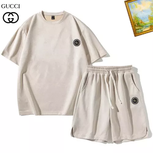 Gucci Tracksuits Short Sleeved For Men #1342448 $48.00 USD, Wholesale Replica Gucci Tracksuits