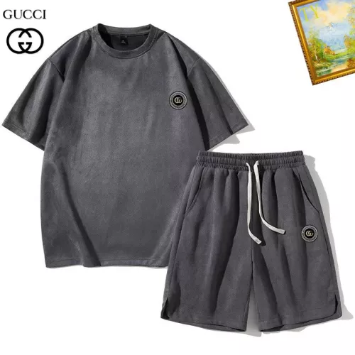 Gucci Tracksuits Short Sleeved For Men #1342449 $48.00 USD, Wholesale Replica Gucci Tracksuits