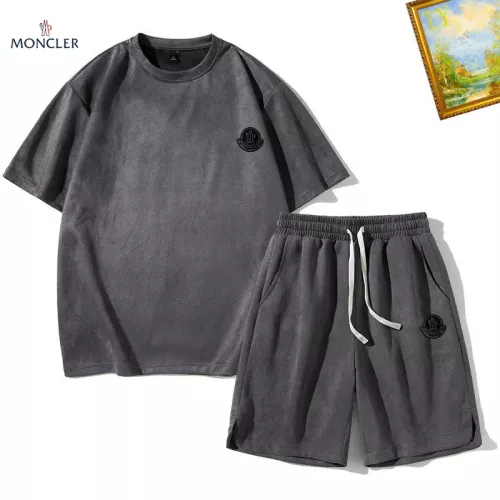 Moncler Tracksuits Short Sleeved For Men #1342452 $48.00 USD, Wholesale Replica Moncler Tracksuits