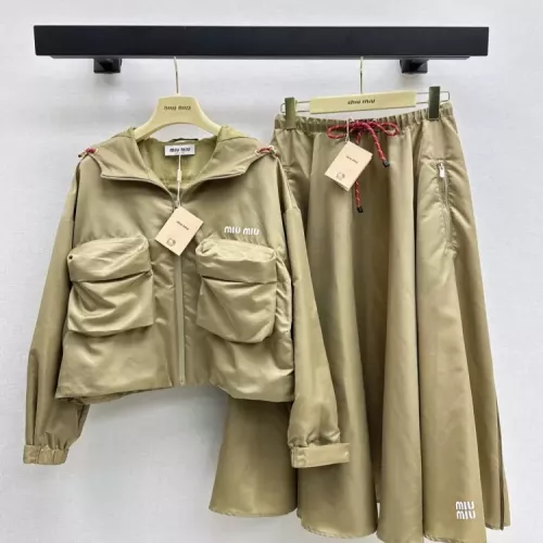 MIU MIU Tracksuits Long Sleeved For Women #1342457 $234.71 USD, Wholesale Replica MIU MIU Tracksuits