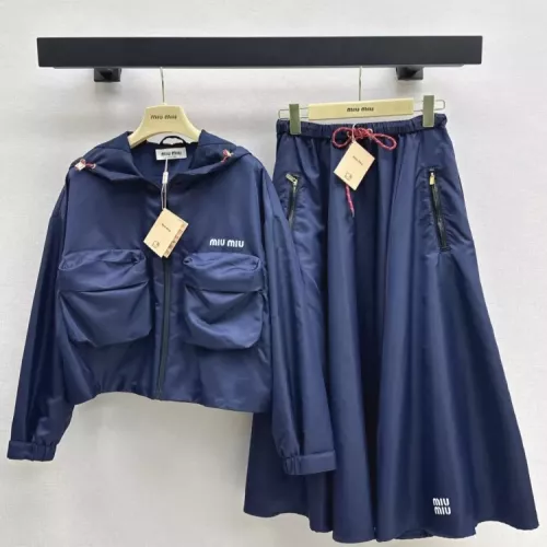 MIU MIU Tracksuits Long Sleeved For Women #1342459 $234.71 USD, Wholesale Replica MIU MIU Tracksuits