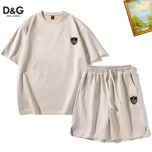 Dolce &amp; Gabbana D&amp;G Tracksuits Short Sleeved For Men #1342462 $48.00 USD, Wholesale Replica Dolce &amp; Gabbana D&amp;G Tracksuits
