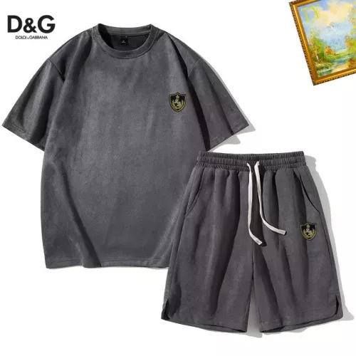 Dolce &amp; Gabbana D&amp;G Tracksuits Short Sleeved For Men #1342463 $48.00 USD, Wholesale Replica Dolce &amp; Gabbana D&amp;G Tracksuits