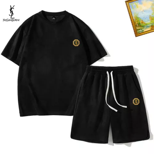 Yves Saint Laurent YSL Tracksuits Short Sleeved For Men #1342467 $48.00 USD, Wholesale Replica Yves Saint Laurent YSL Tracksuits