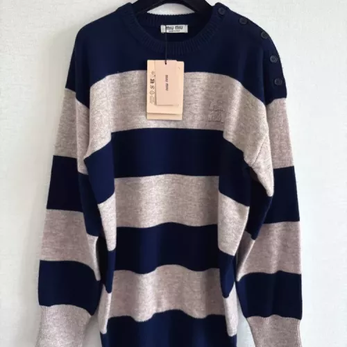 MIU MIU Sweaters Long Sleeved For Women #1342476 $122.00 USD, Wholesale Replica MIU MIU Sweater
