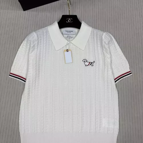 Thom Browne TB T-Shirts Short Sleeved For Women #1342493 $80.00 USD, Wholesale Replica Thom Browne TB T-Shirts