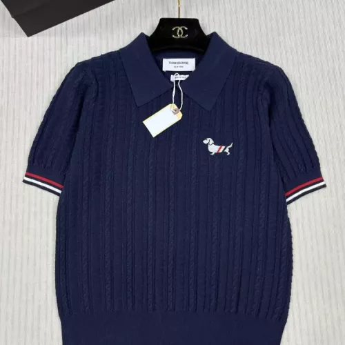 Thom Browne TB T-Shirts Short Sleeved For Women #1342494 $80.00 USD, Wholesale Replica Thom Browne TB T-Shirts