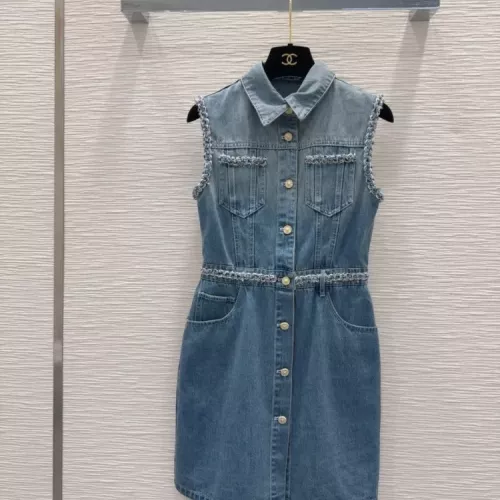 Chanel Dresses Sleeveless For Women #1342495 $150.00 USD, Wholesale Replica Chanel Dresses