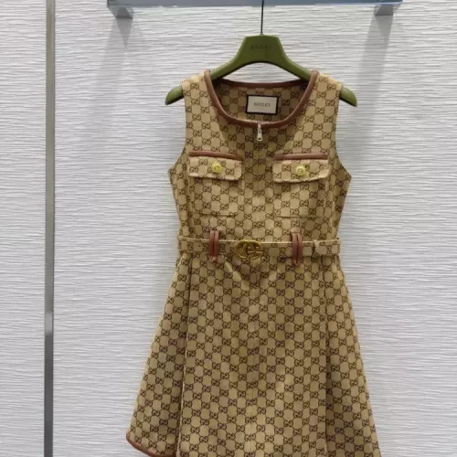 Gucci Dresses Sleeveless For Women #1342499 $135.00 USD, Wholesale Replica Gucci Dresses