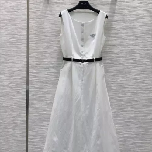 Prada Dresses Sleeveless For Women #1342504 $140.00 USD, Wholesale Replica Prada Dresses