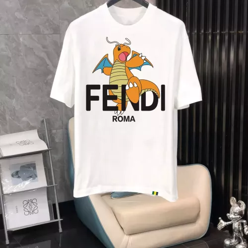 Fendi T-Shirts Short Sleeved For Men #1342556 $40.00 USD, Wholesale Replica Fendi T-Shirts
