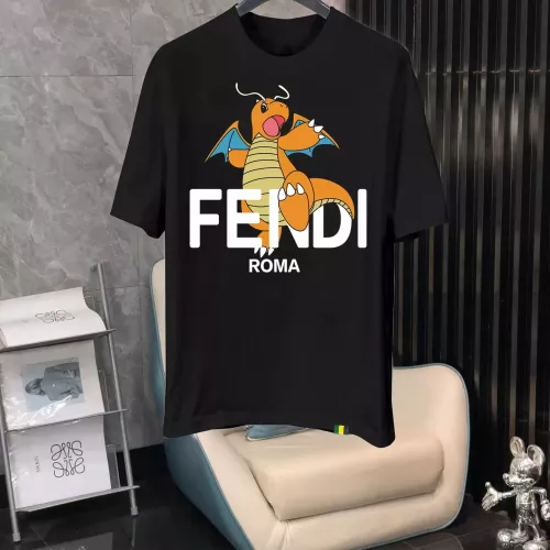 Fendi T-Shirts Short Sleeved For Men #1342557 $40.00 USD, Wholesale Replica Fendi T-Shirts