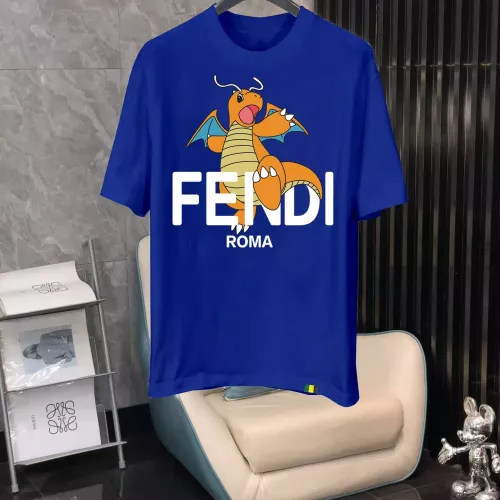 Fendi T-Shirts Short Sleeved For Men #1342558 $40.00 USD, Wholesale Replica Fendi T-Shirts