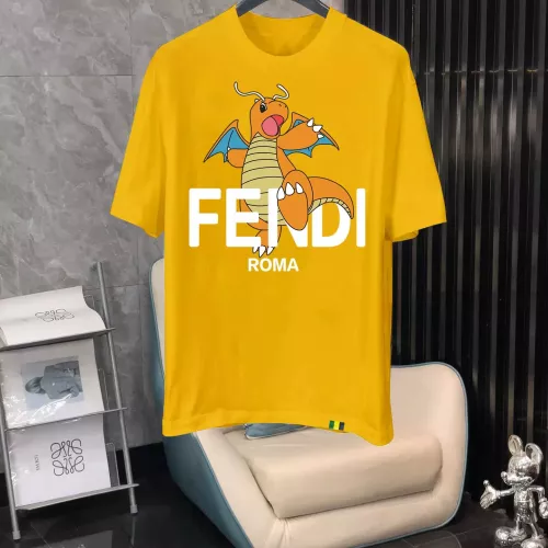 Fendi T-Shirts Short Sleeved For Men #1342560 $40.00 USD, Wholesale Replica Fendi T-Shirts