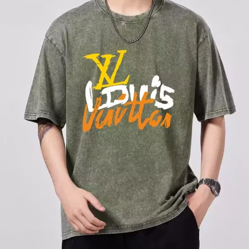 Louis Vuitton LV T-Shirts Short Sleeved For Men #1342627 $45.00 USD, Wholesale Replica Louis Vuitton LV T-Shirts