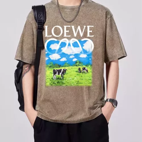 LOEWE T-Shirts Short Sleeved For Men #1342630 $45.00 USD, Wholesale Replica LOEWE T-Shirts