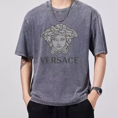Versace T-Shirts Short Sleeved For Men #1342636 $45.00 USD, Wholesale Replica Versace T-Shirts