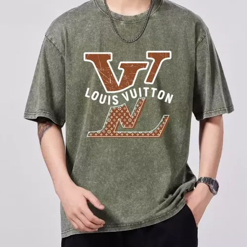 Louis Vuitton LV T-Shirts Short Sleeved For Men #1342663 $45.00 USD, Wholesale Replica Louis Vuitton LV T-Shirts