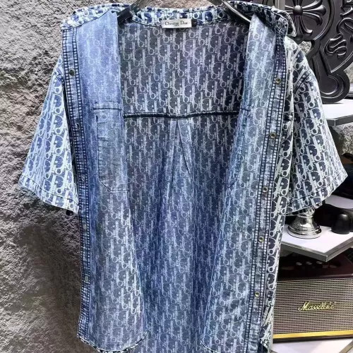 Replica Christian Dior Jackets Short Sleeved For Men #1342713 $64.00 USD for Wholesale