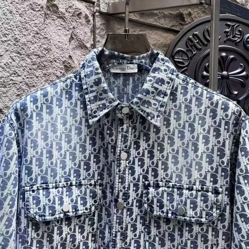 Replica Christian Dior Jackets Short Sleeved For Men #1342713 $64.00 USD for Wholesale