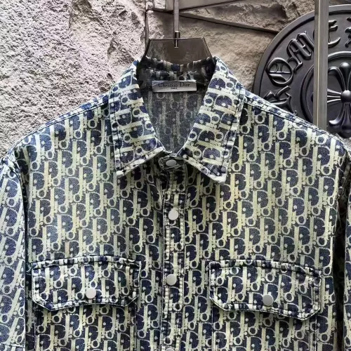 Replica Christian Dior Jackets Short Sleeved For Men #1342714 $64.00 USD for Wholesale