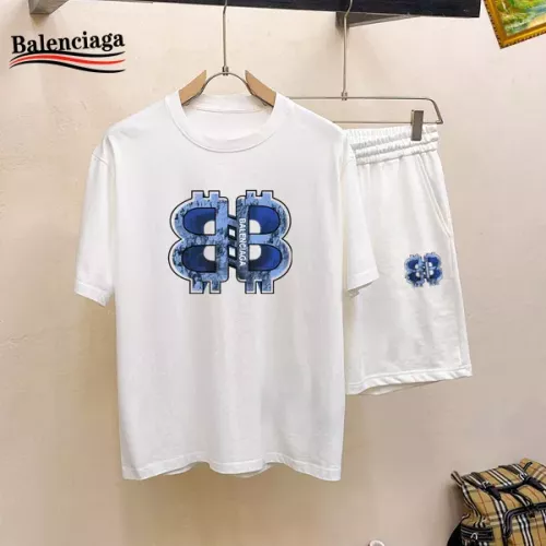 Balenciaga Fashion Tracksuits Short Sleeved For Men #1343071 $48.00 USD, Wholesale Replica Balenciaga Fashion Tracksuits