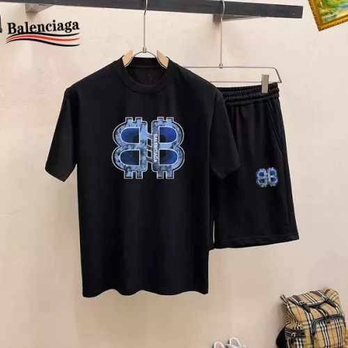Balenciaga Fashion Tracksuits Short Sleeved For Men #1343072 $48.00 USD, Wholesale Replica Balenciaga Fashion Tracksuits
