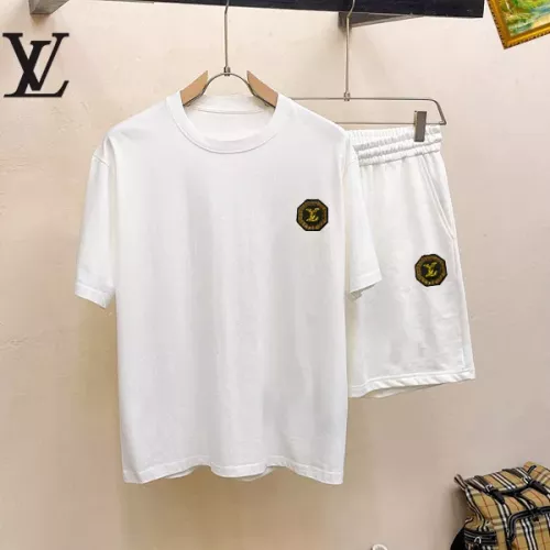 Louis Vuitton LV Tracksuits Short Sleeved For Men #1343103 $48.00 USD, Wholesale Replica Louis Vuitton LV Tracksuits