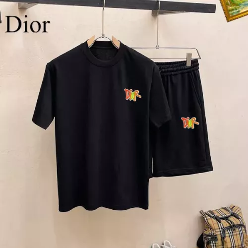 Christian Dior Tracksuits Short Sleeved For Men #1343108 $48.00 USD, Wholesale Replica Christian Dior Tracksuits
