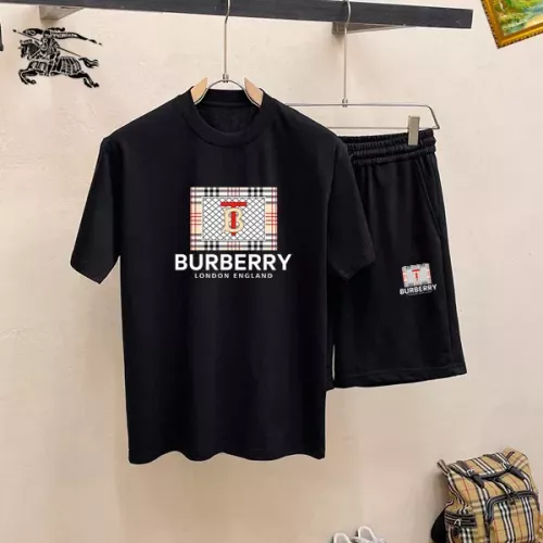 Burberry Tracksuits Short Sleeved For Men #1343110 $48.00 USD, Wholesale Replica Burberry Tracksuits
