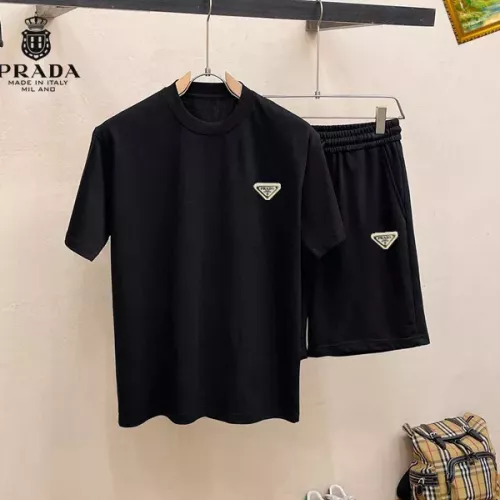 Prada Tracksuits Short Sleeved For Men #1343118 $48.00 USD, Wholesale Replica Prada Tracksuits