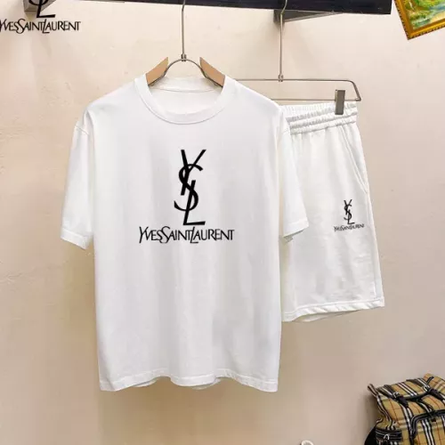 Yves Saint Laurent YSL Tracksuits Short Sleeved For Men #1343121 $48.00 USD, Wholesale Replica Yves Saint Laurent YSL Tracksuits