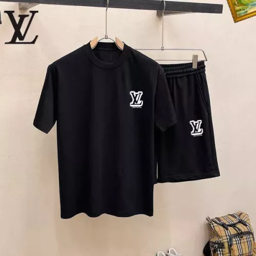 Louis Vuitton LV Tracksuits Short Sleeved For Men #1343137 $48.00 USD, Wholesale Replica Louis Vuitton LV Tracksuits