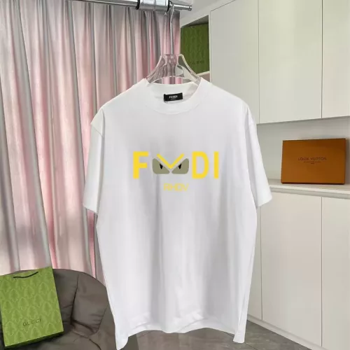 Fendi T-Shirts Short Sleeved For Unisex #1343279 $42.00 USD, Wholesale Replica Fendi T-Shirts