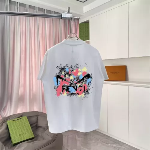 Fendi T-Shirts Short Sleeved For Unisex #1343283 $42.00 USD, Wholesale Replica Fendi T-Shirts