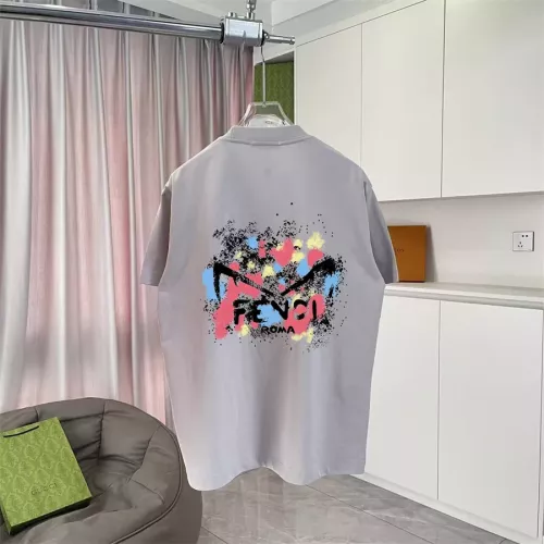 Fendi T-Shirts Short Sleeved For Unisex #1343284 $42.00 USD, Wholesale Replica Fendi T-Shirts