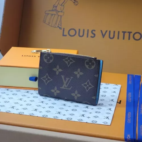 Louis Vuitton AAA Quality Card Case In Blue #1343349 $68.00 USD, Wholesale Replica Louis Vuitton AAA+ Quality Wallets
