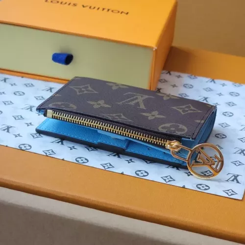 Replica Louis Vuitton AAA Quality Card Case In Blue #1343349 $68.00 USD for Wholesale